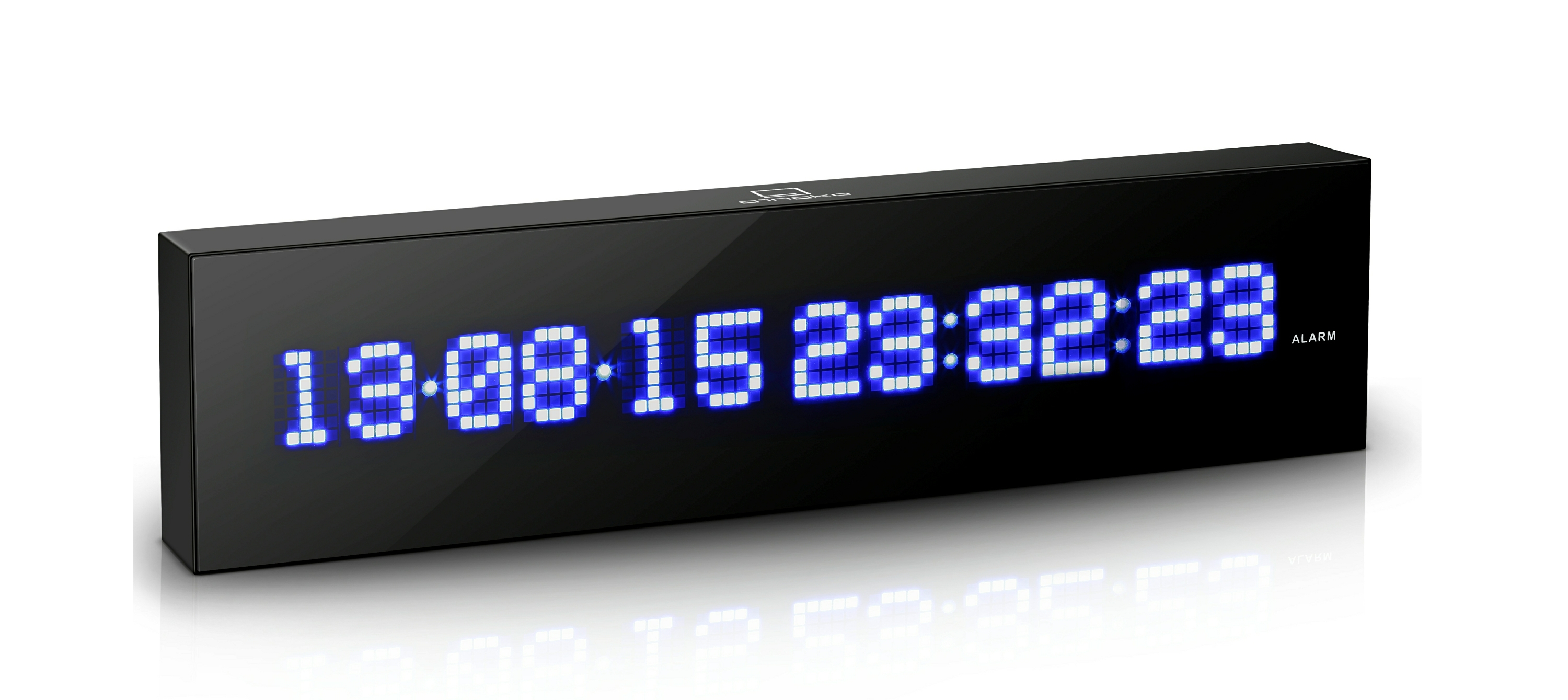 LED Calendar Wall Clock LED Calendar Wall Clock Gingko