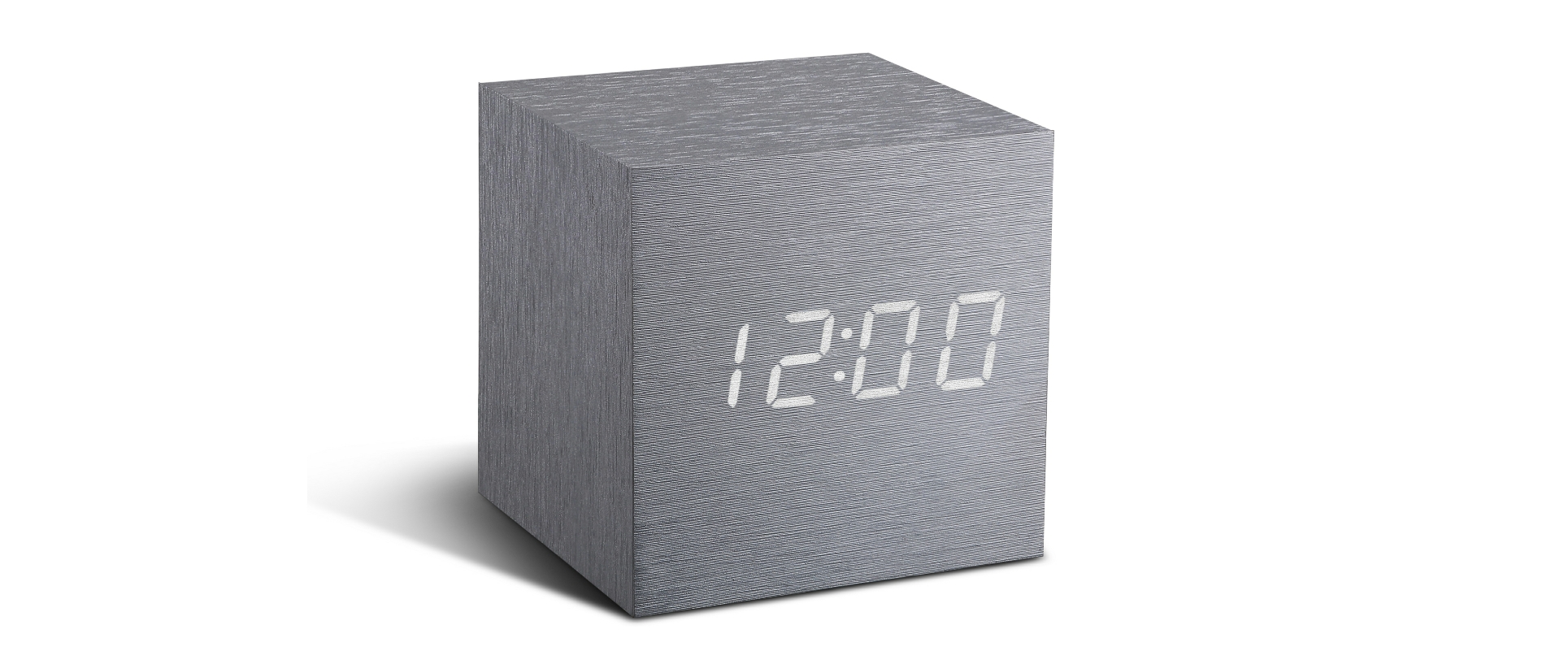 Cube Aluminium Click Clock Cube Click Clock Gingko - Cube Aluminium Click Clock cube aluminium click clock cube click clock gingko - cube aluminium click clock